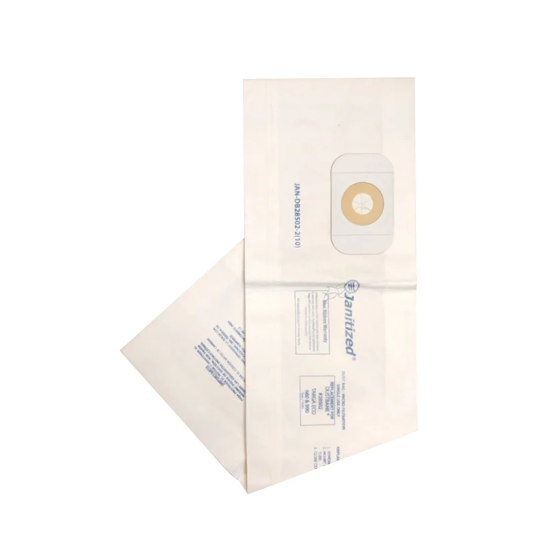 Janitized JAN-DB28502-2(10) Premium Replacement Commercial Vacuum Paper Bag, for Dustbane/Targa Eco 660 and 990 Vacuum Cleaner (10-10 Packs)