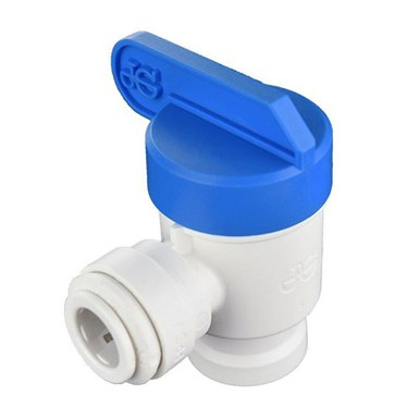 John Guest Ball Valve, 1/4" FPT x 3/8" Tubing, 90°