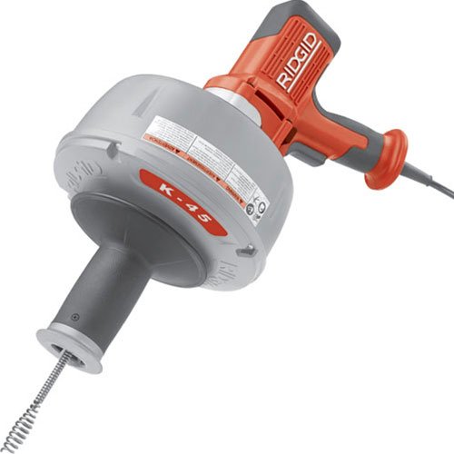 Ridgid 36013 K-45-1 Sink Drain Cleaning Machine with Slide Action Chuck