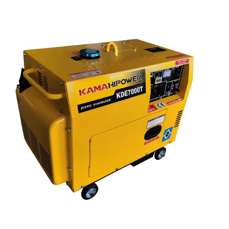 KDE7000T: KamaHipower 5.5 KVA Diesel Generator