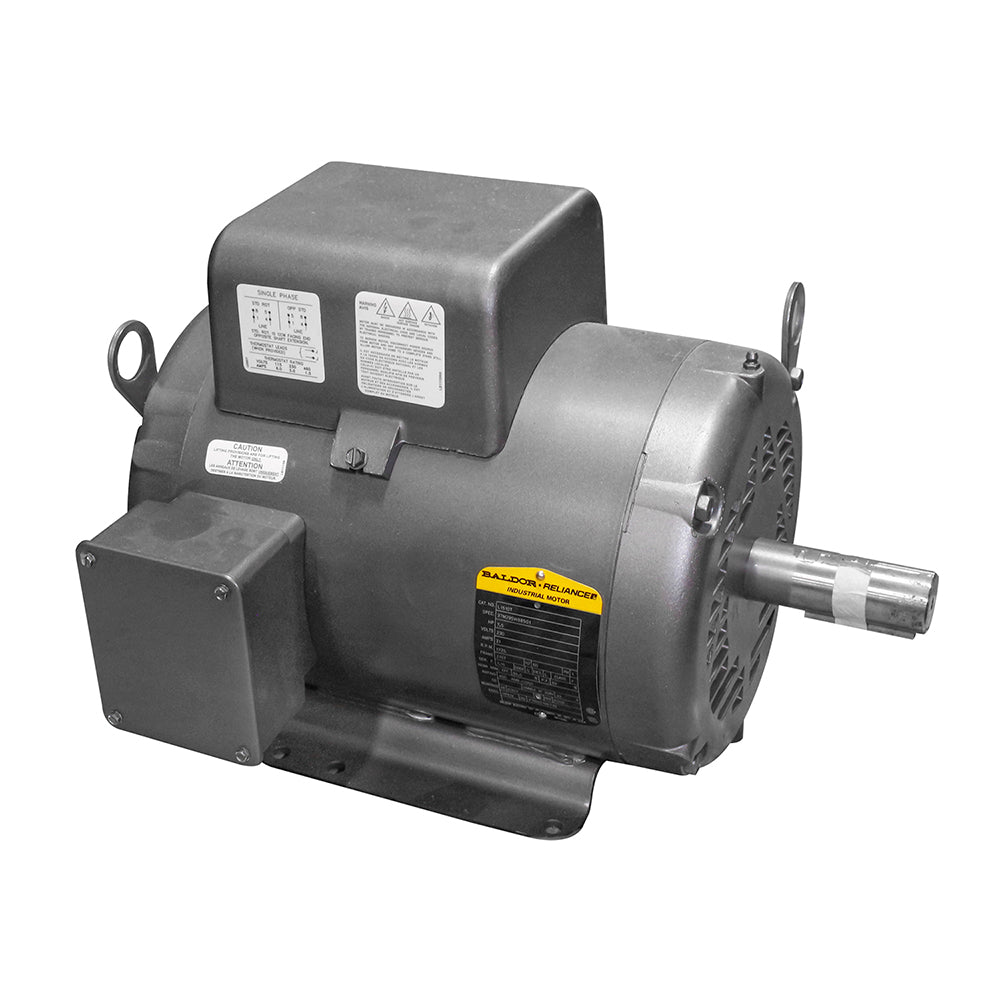 Baldor L1510T 7.5 HP 1 Phase Electric Motor 1725 RPM 215T Frame 230V ODP