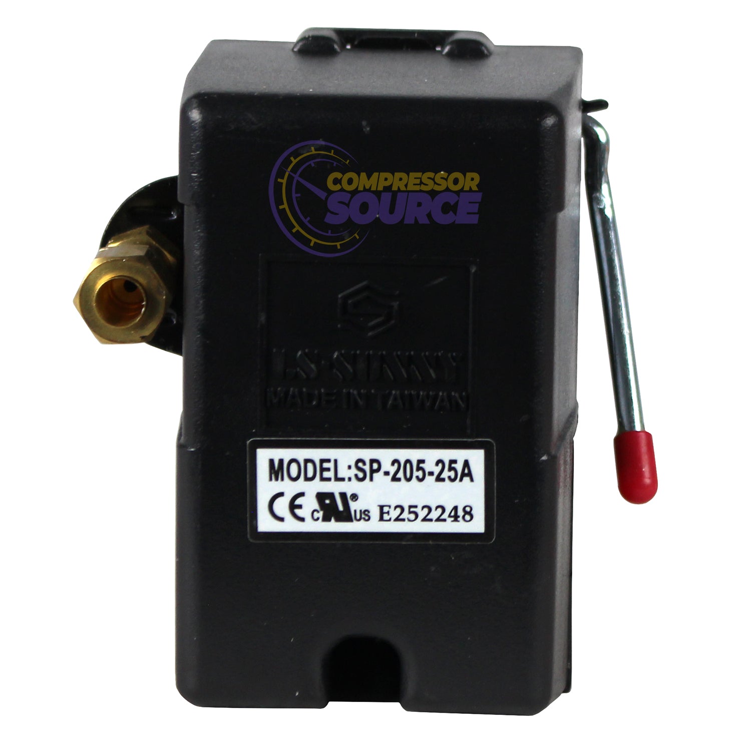 1 Port Pressure Switch 95 - 125 PSI 26 Amp L195-125