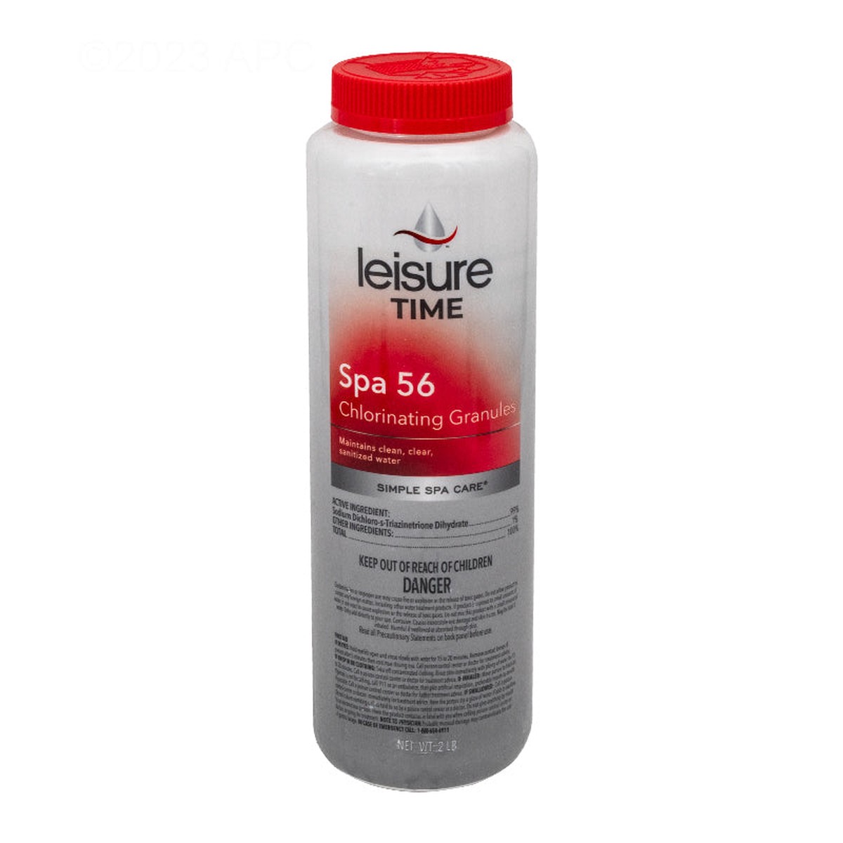 Leisure Time Spa 56 Dichlor Chlorinating Granules | 2 lb Bottle | 22337A