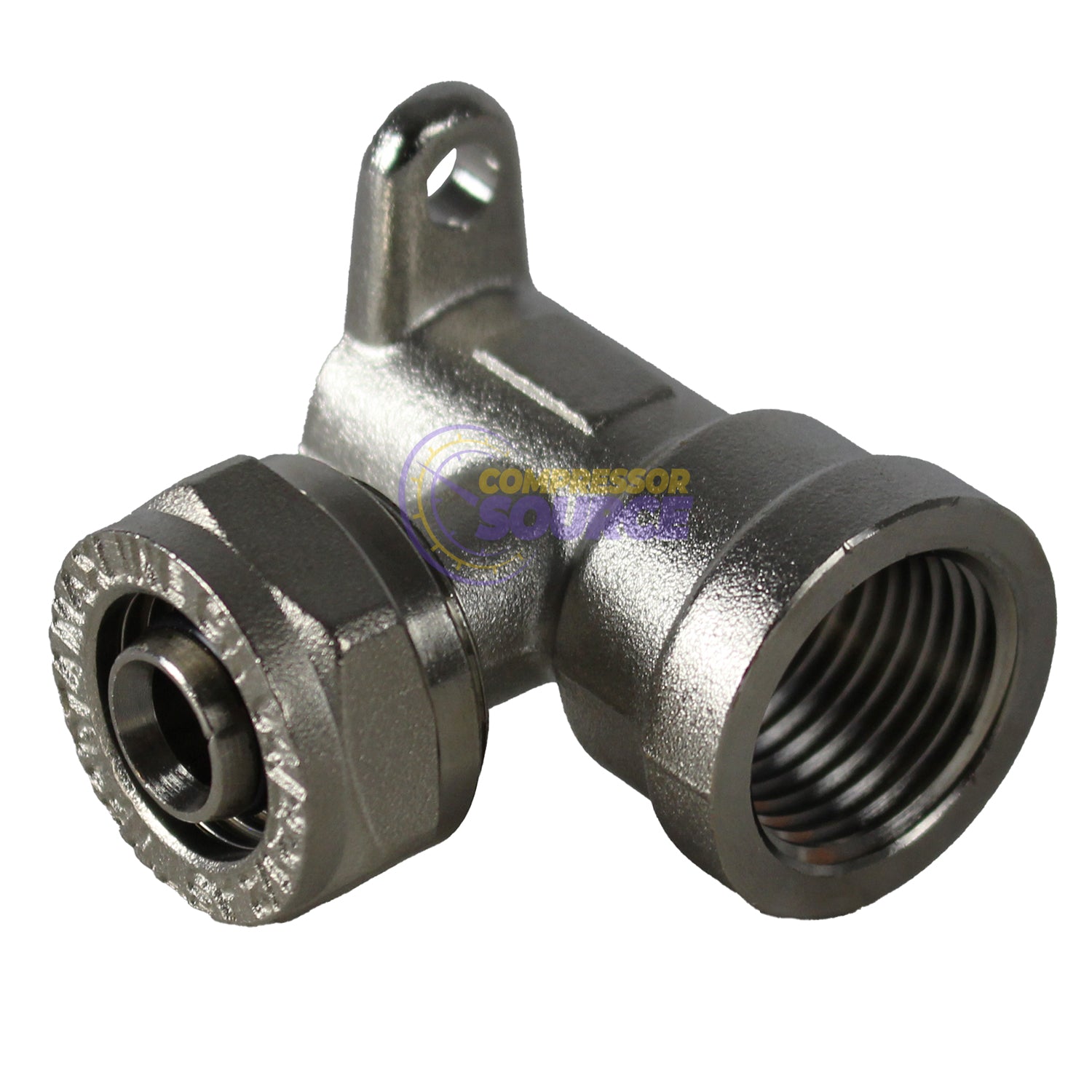 RapidAir Maxline 1/2" 1 Port Elbow 1/2" FNPT M8009