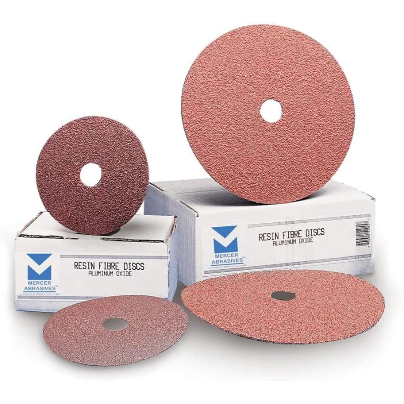 Mercer Abrasives 5-Inch by 7/8-Inch Aluminum Oxide Resin Fibre Discs