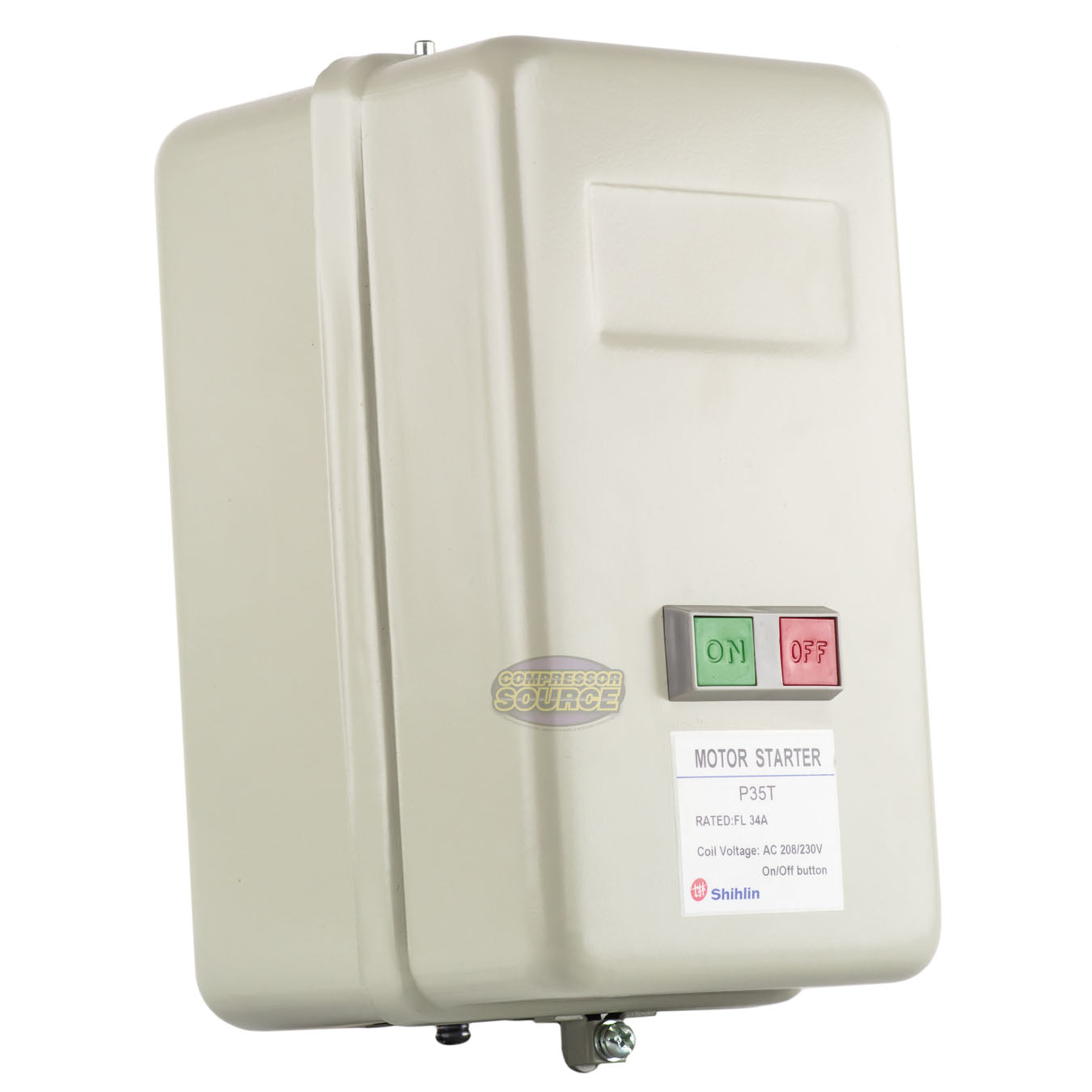 5 HP 1 Phase Magnetic Starter NEMA 1 220-240V 22 - 34 Amp P30TPB