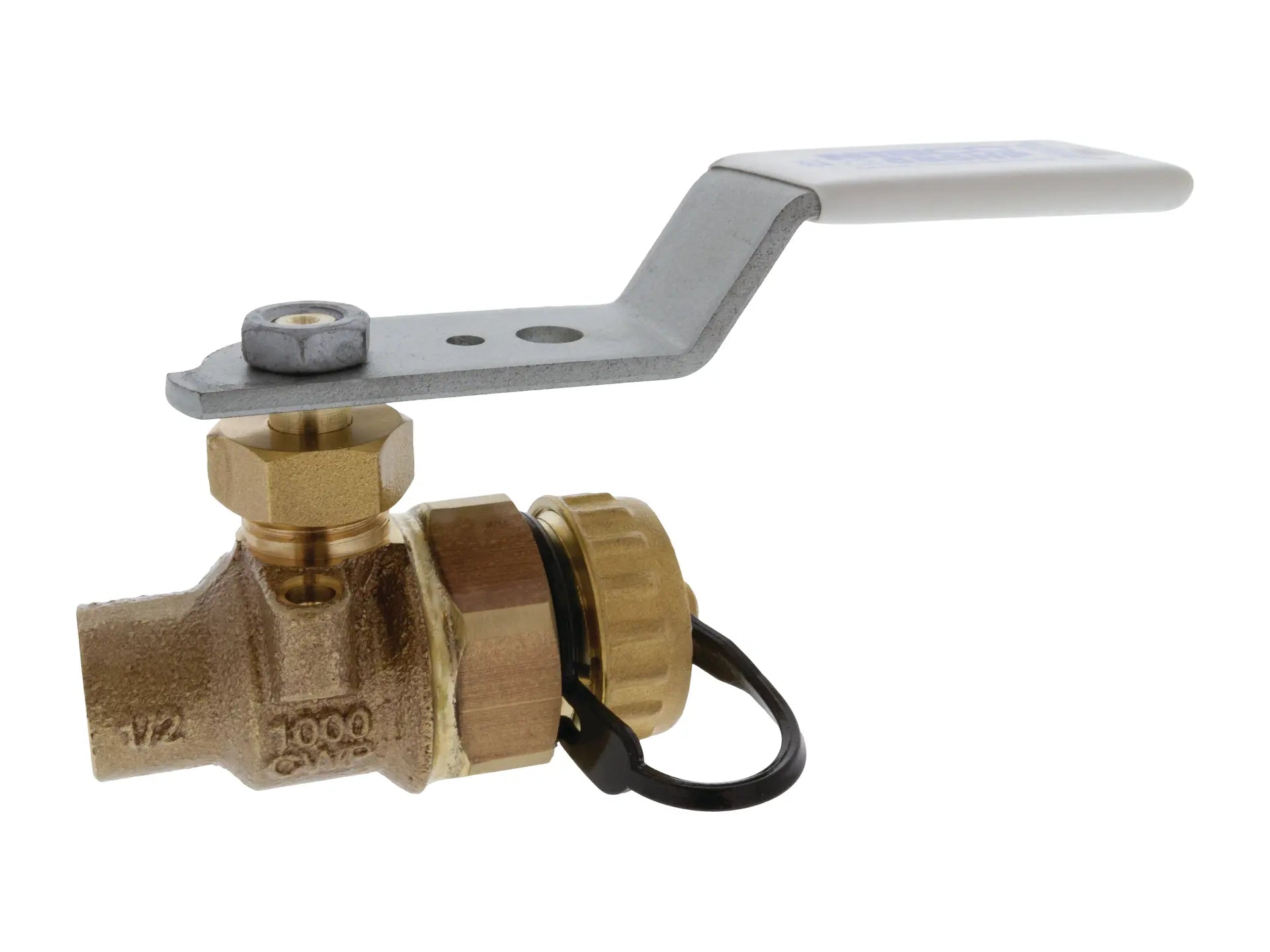 NIBCO HP838H6, 1/2 in. x 1/2 in. Solder x Hose Brz Ball Valve S-585HP-66-LF-HC