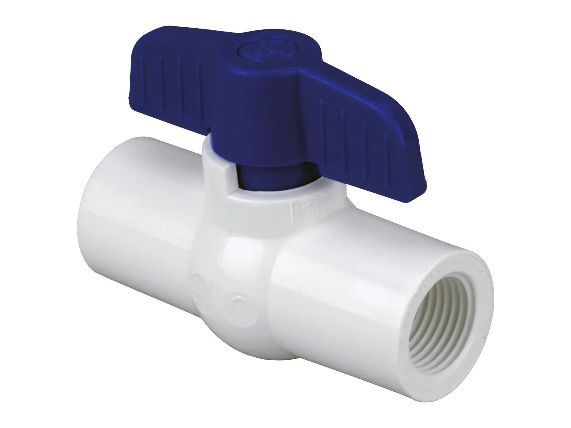 NIBCO MA0013F, 3 in. PVC Ball Valve, Threaded PVC Schedule 40 4660-T