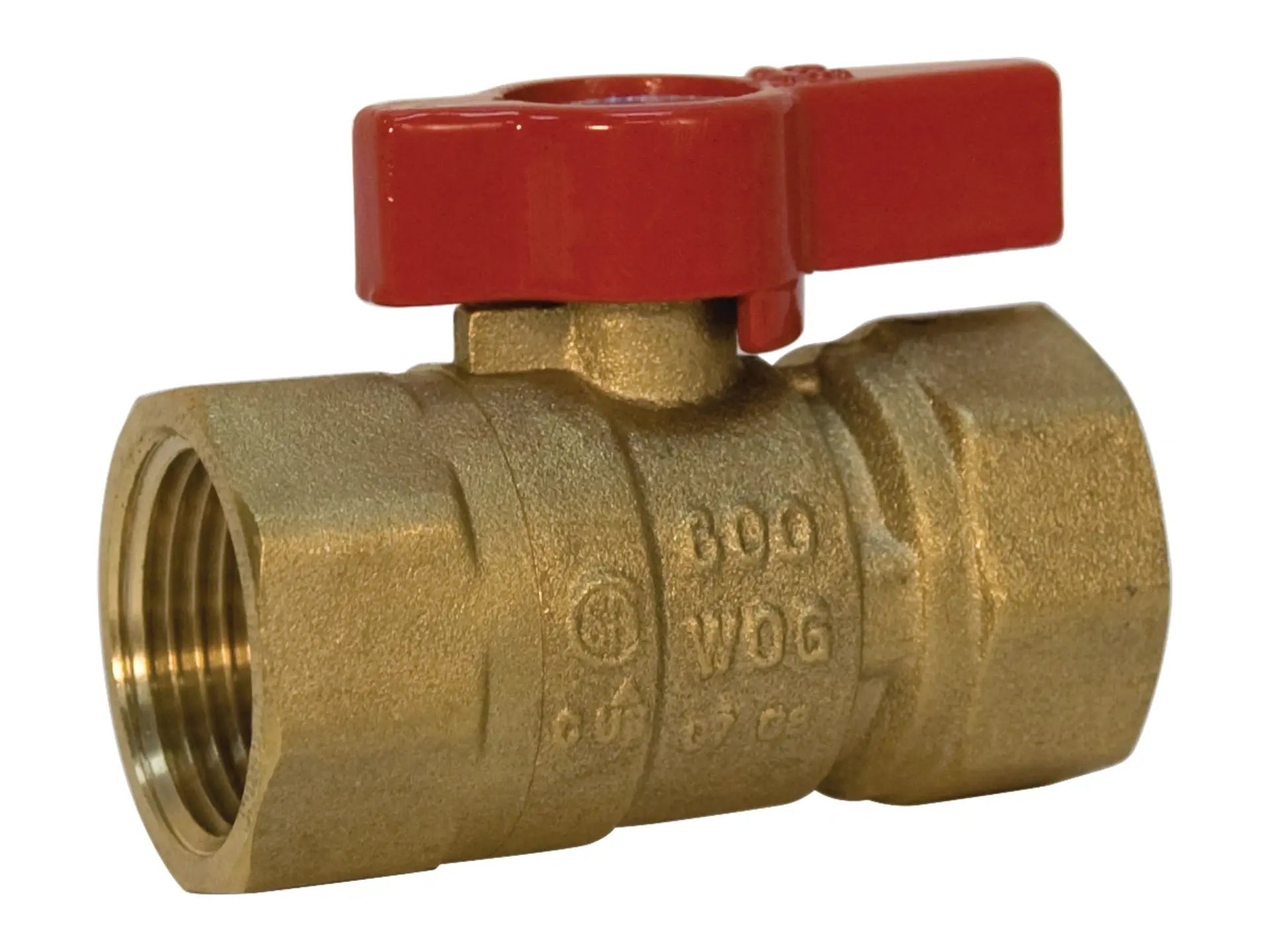 NIBCO N012116, 1/2 in. Gas Ball Valve Female x Female, Lever Handle GB-1A