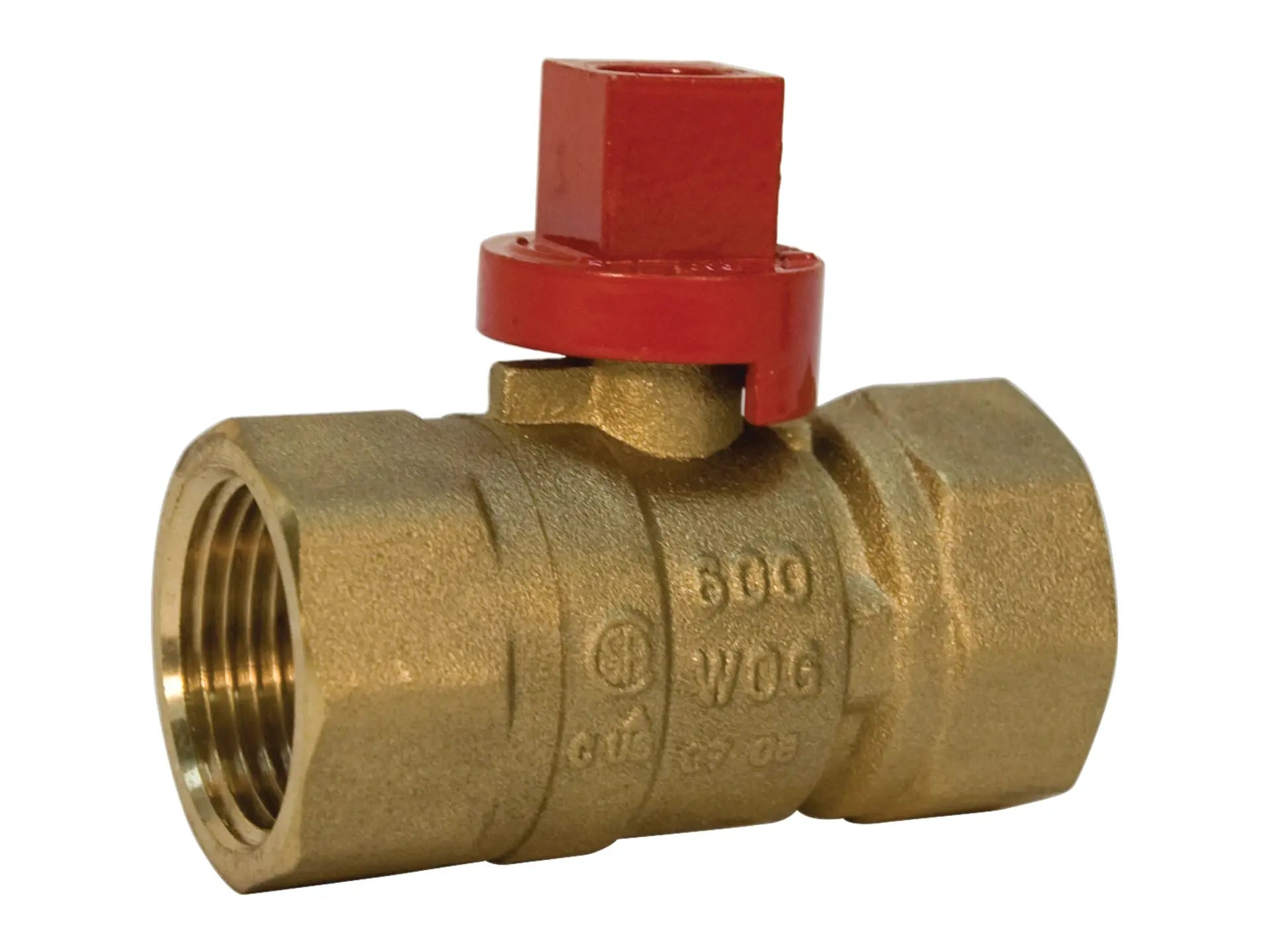 NIBCO N012216, 1/2 in. Gas Ball Valve Female x Female, Square Head GB-2A