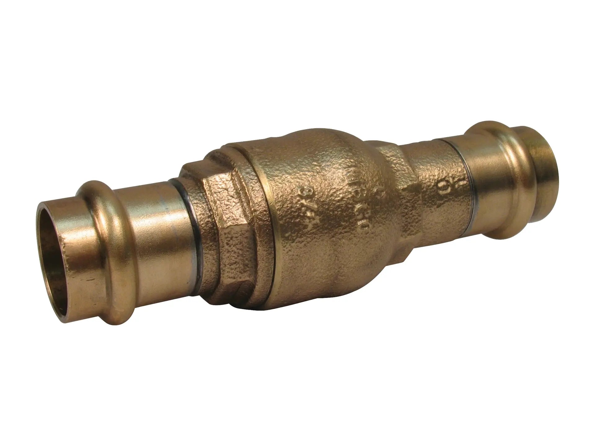 NIBCO NF7Q00C, 1-1/2 in. x 1-1/2 in. Ring Check In-line Lift Check Valve Bronze, 200 PSI PF-480-Y