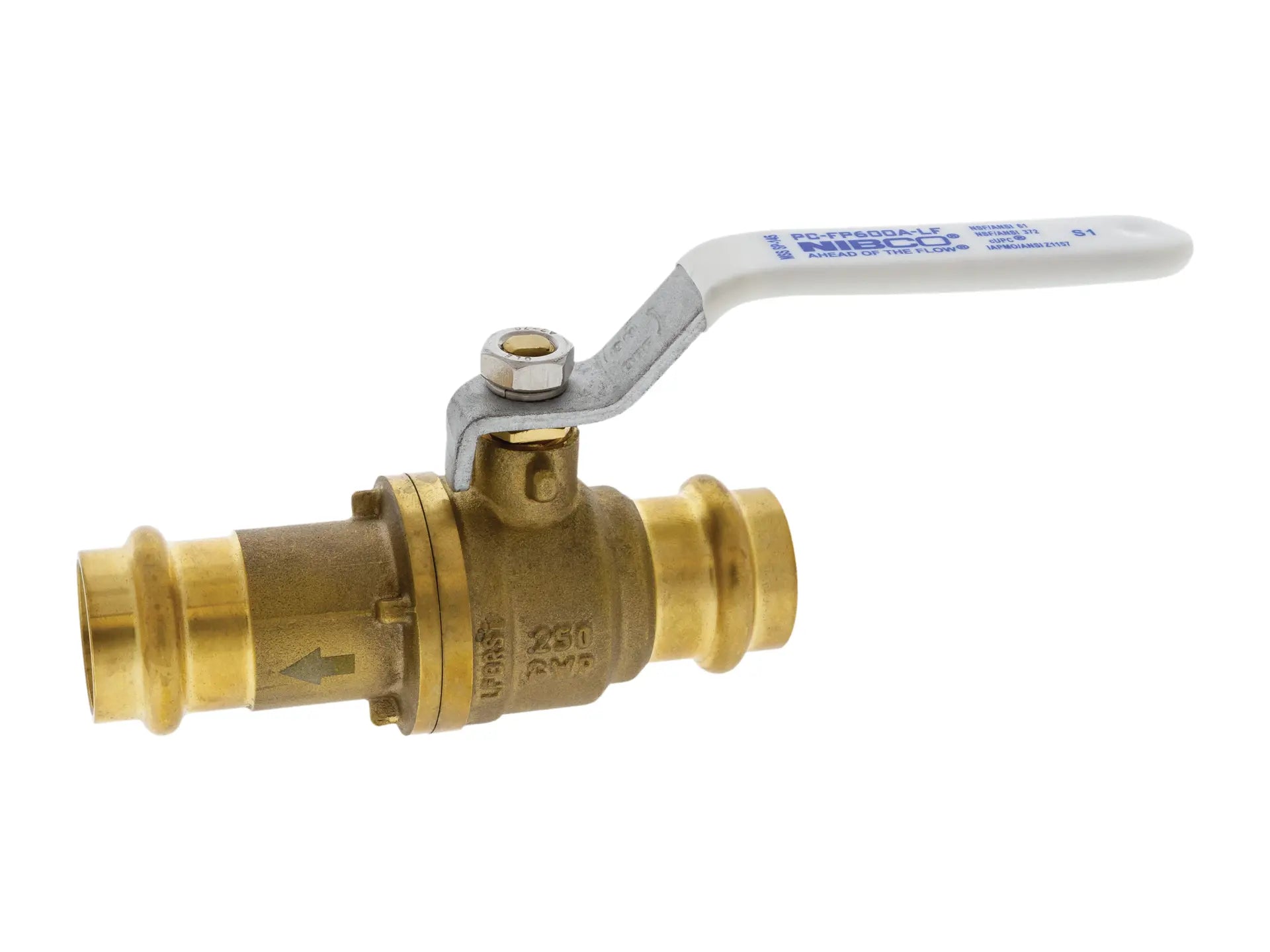 NIBCO NF931XA, 1 in. Press System Inline Check & Ball Valve Body PxP PC-FP-485-LF