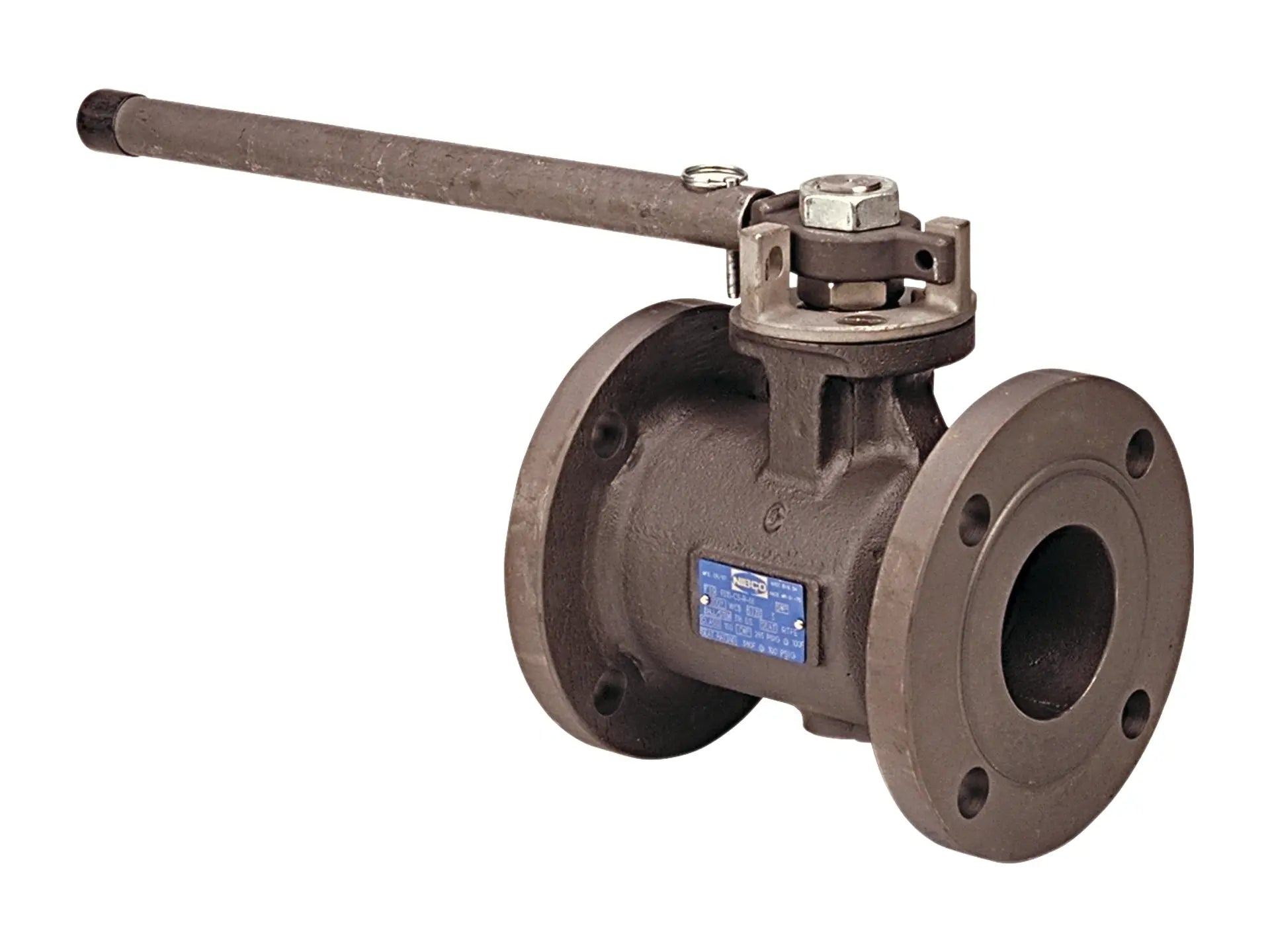 NIBCO NG1040K, 6 in. Unibody Carbon Steel Ball Valve Class 150, Fire Safe F-510-CS-R-66-FS