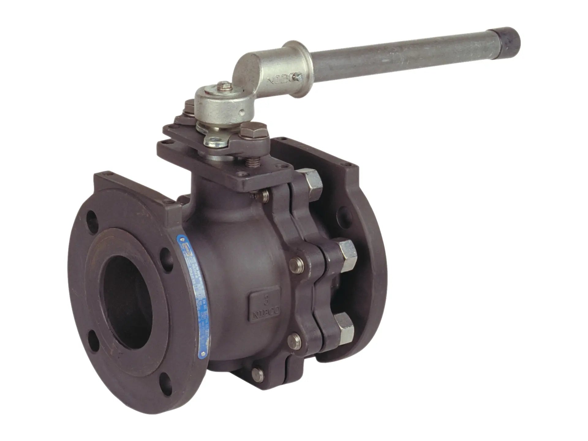 NIBCO NG306FA, 7/8 in.,1in. Split-body Carbon Steel Ball Valve Full Port, Class 150 F-515-CS-F-66-FS