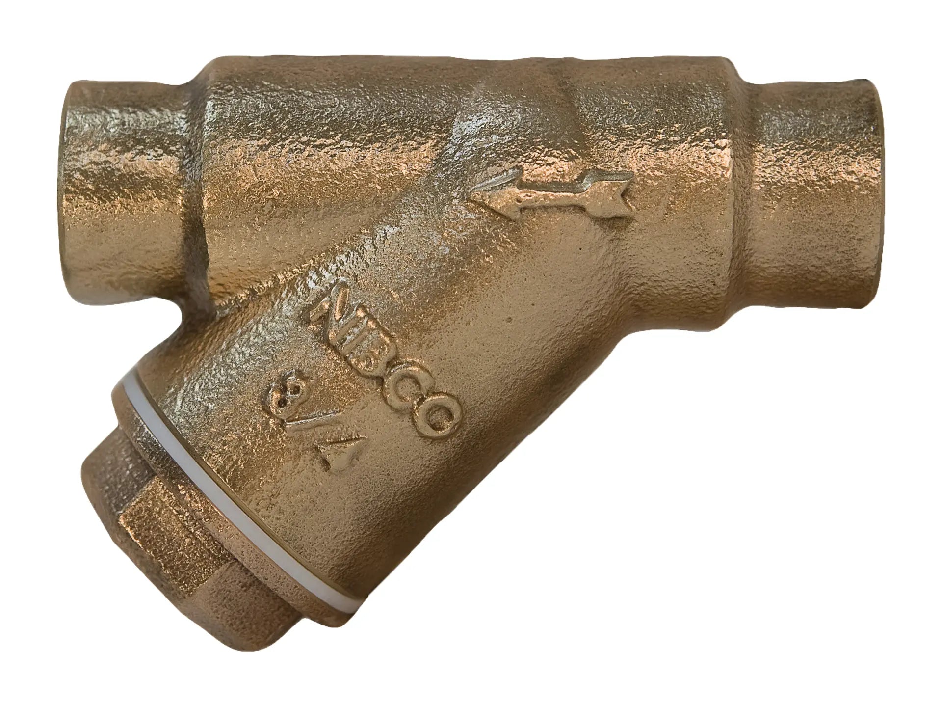 NIBCO NJ2RB06, 1/2 in. Strainer Bronze, Perforated Screen, Solid Cap S-222-B