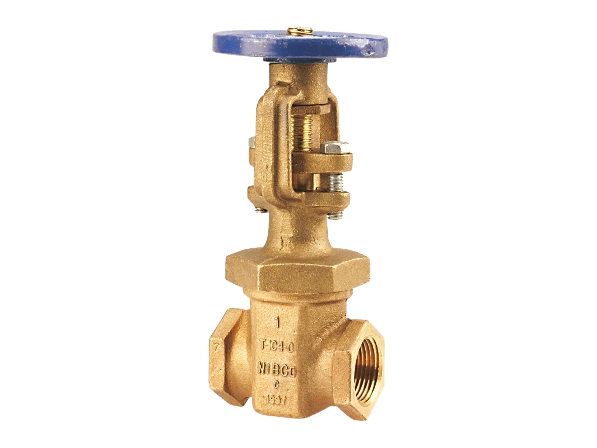 NIBCO NL03L0D, 2 in. Gate Valve Bronze, Fire Protection, Outside Screw and Yoke T-104-O