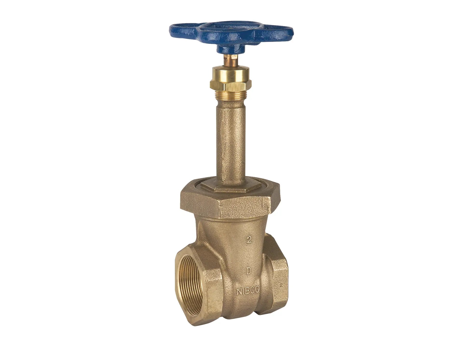 NIBCO NL1M00C, 1-1/2 in. Gate Valve Bronze, Rising Stem, Union Bonnet, Threaded T-134