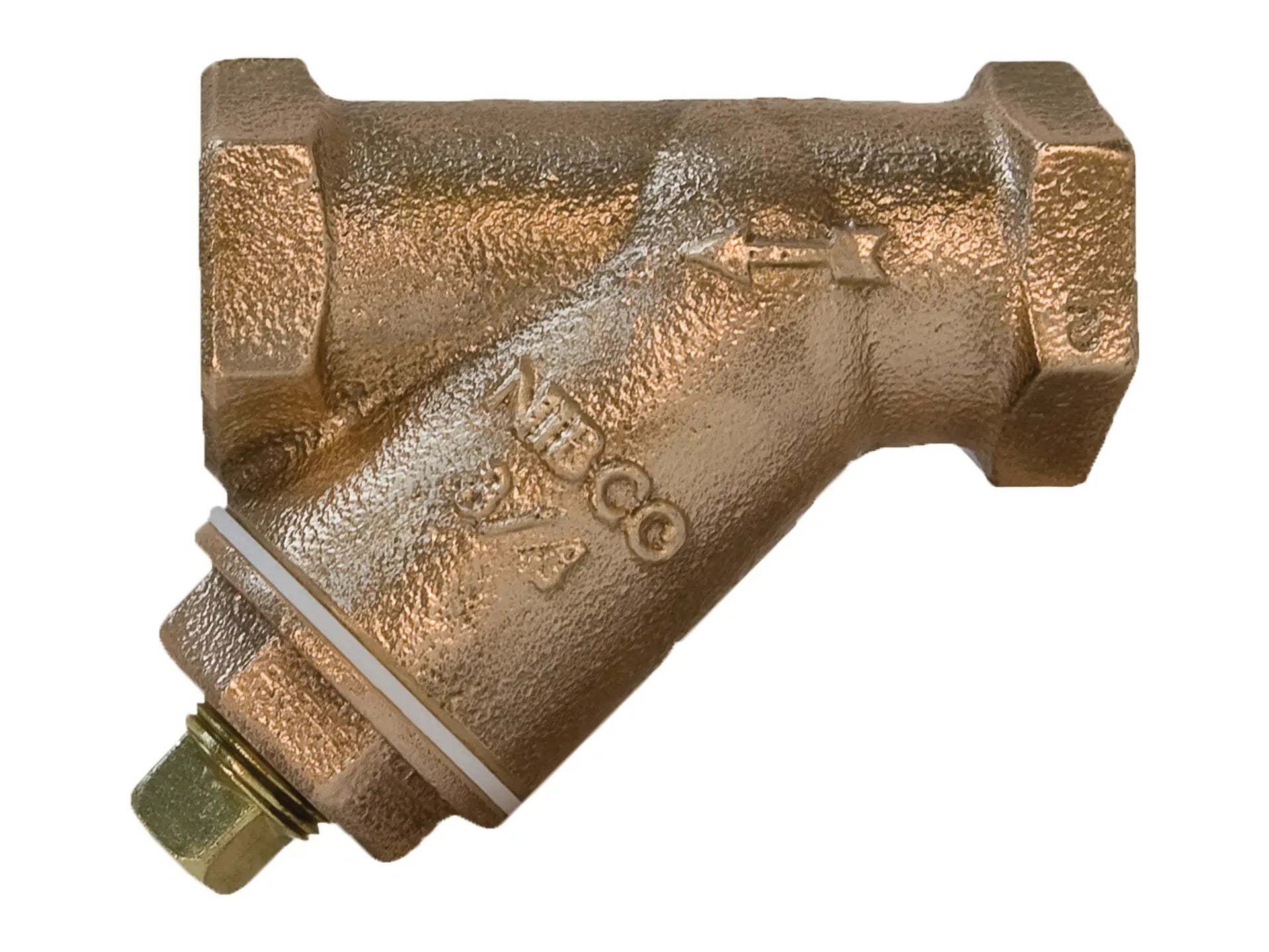 NIBCO NL2QA06, 1/2 in. Strainer Bronze, Wire Mesh Screen, Threaded Ends T-221-A