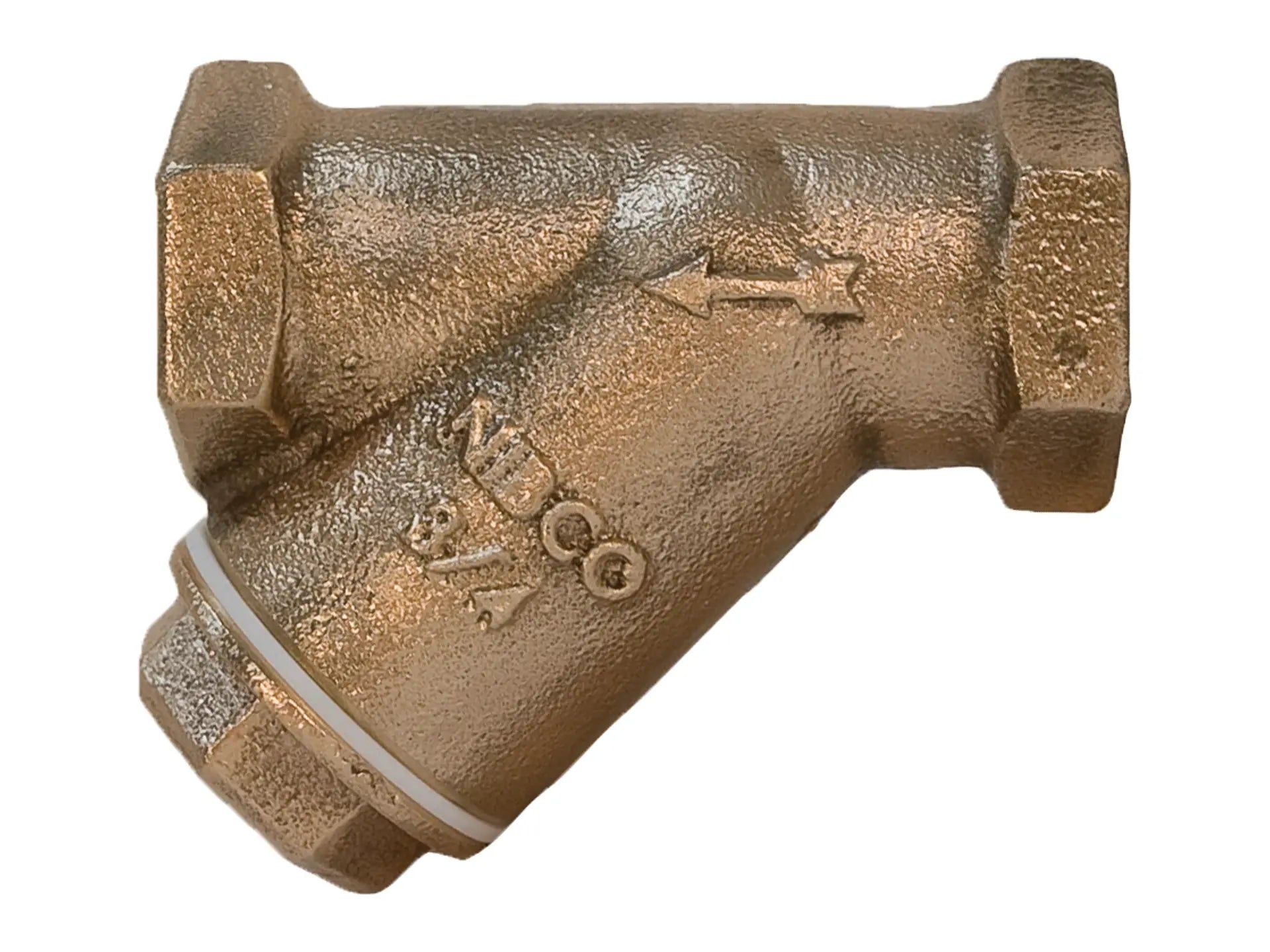 NIBCO NL2QB04, 1/4 in. Strainer Bronze, Solid Cap, Threaded Ends T-221-B
