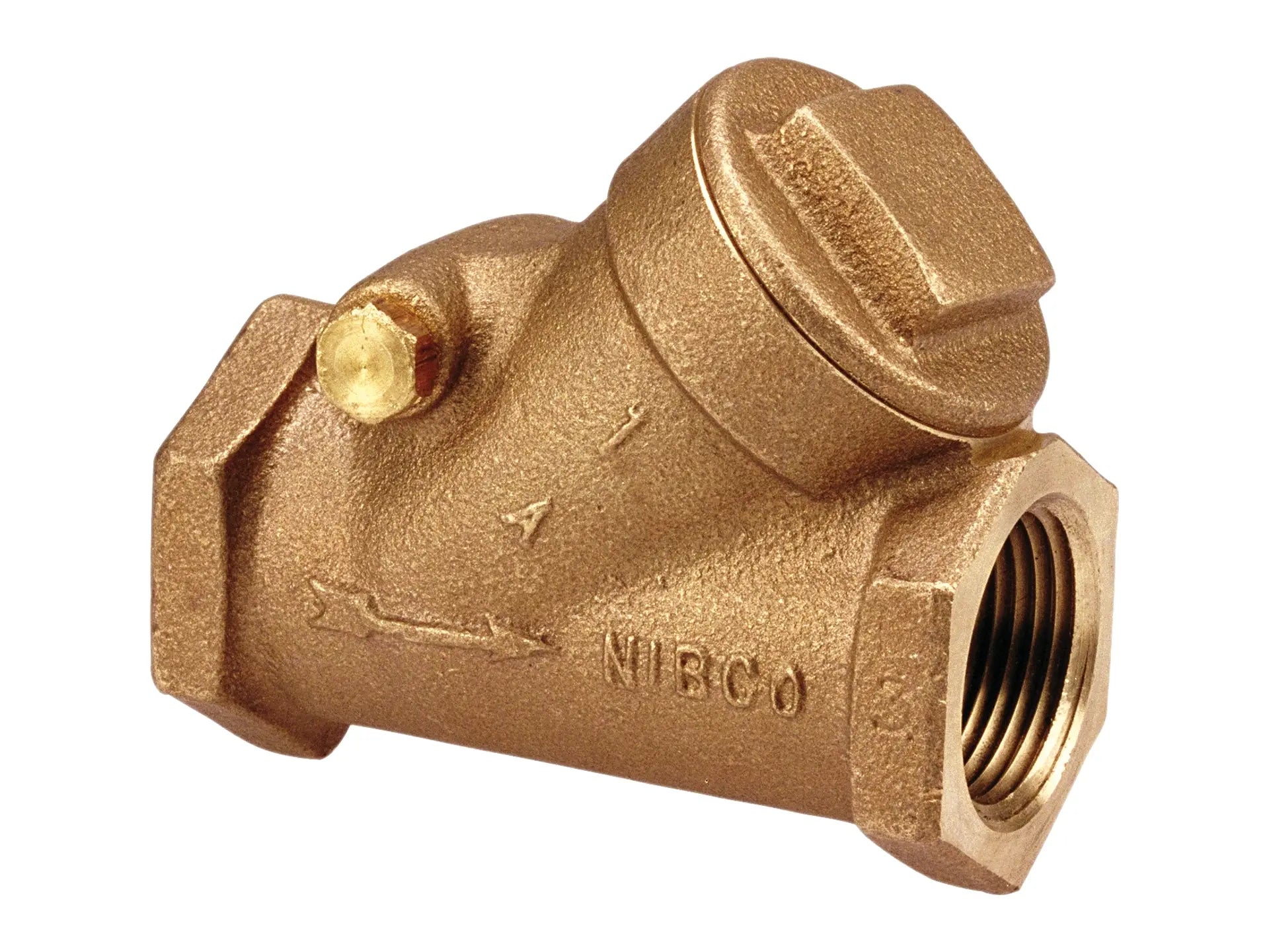 NIBCO NL740V6, 1/2 in. Check Valve Bronze, Class 125, FKM Seat Disc T-413-V