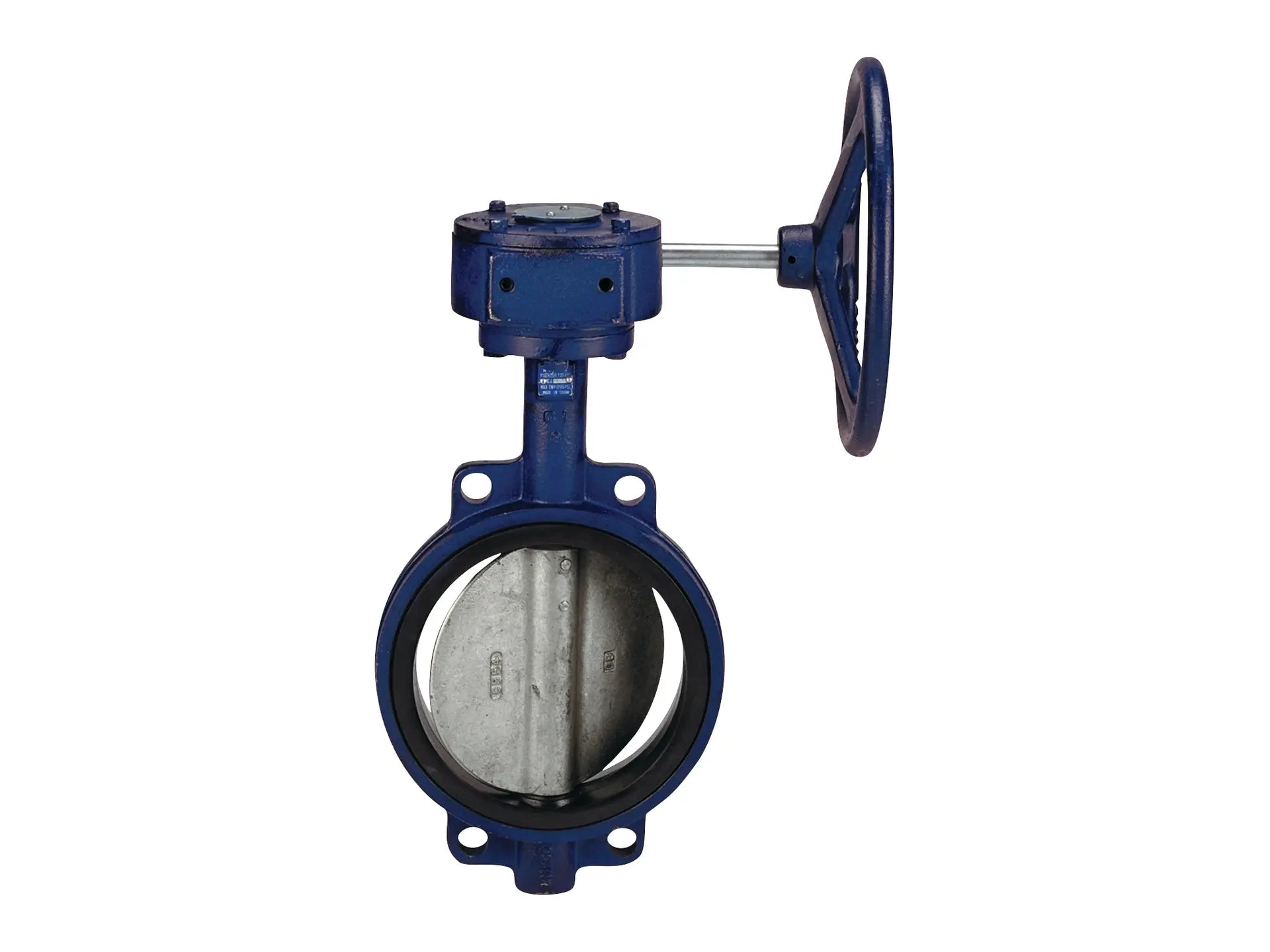 NIBCO NLJ120F, 3in. Butterfly Valve , Cast Iron, International, Wafer, Electroplated Disc