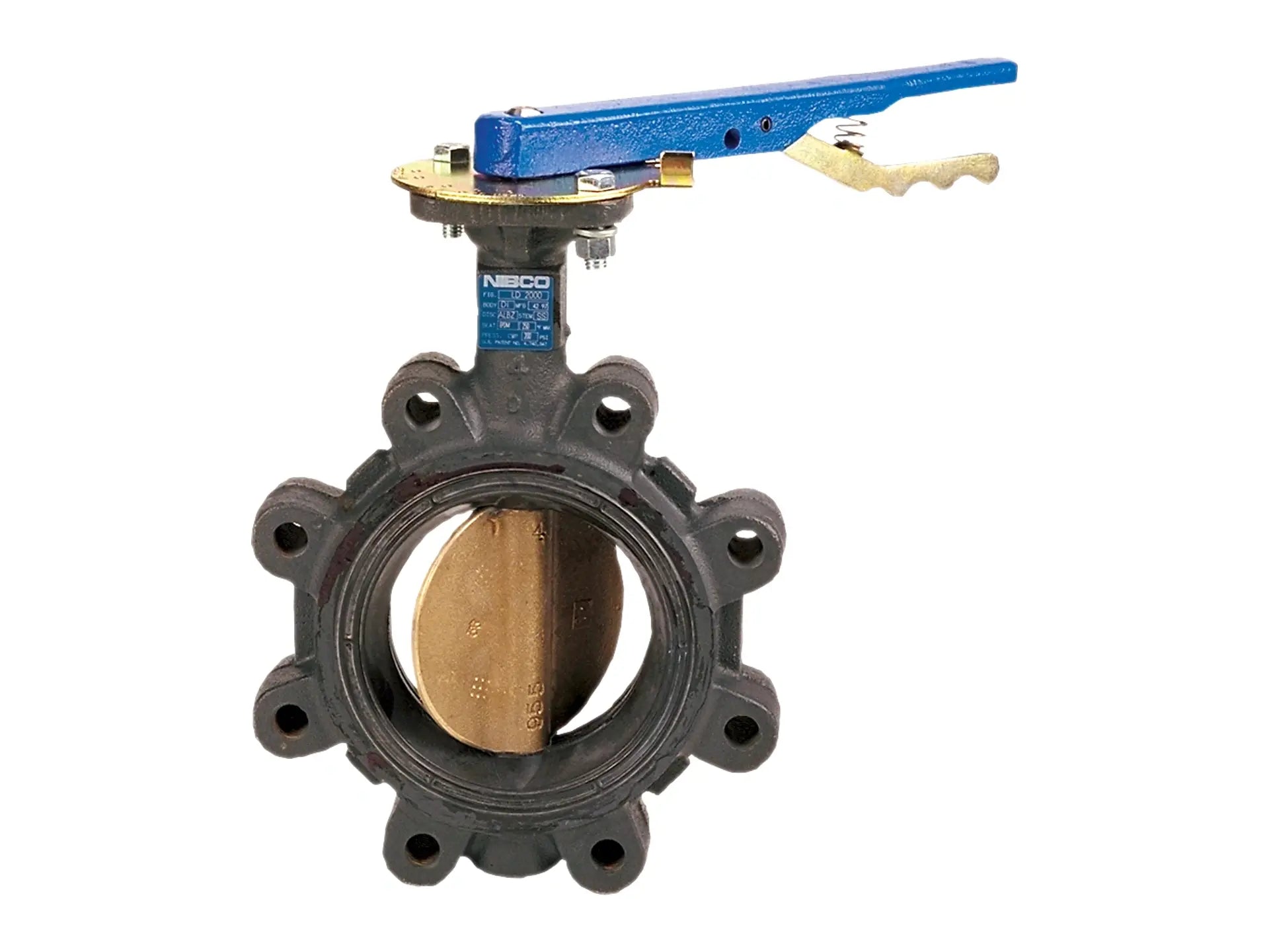NIBCO NLQ100K, 6 in. Butterfly Valve , Cast Iron, 200 PSI, EPDM Seat LC20003