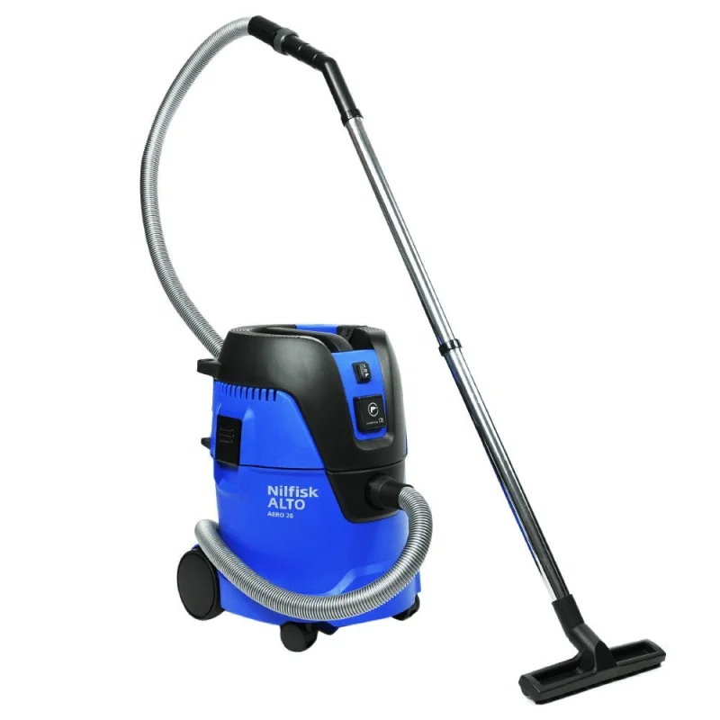 Nilfisk ALTO Aero 26 HEPA – Contractor-Grade Wet/Dry HEPA Vacuum w/Tool Start