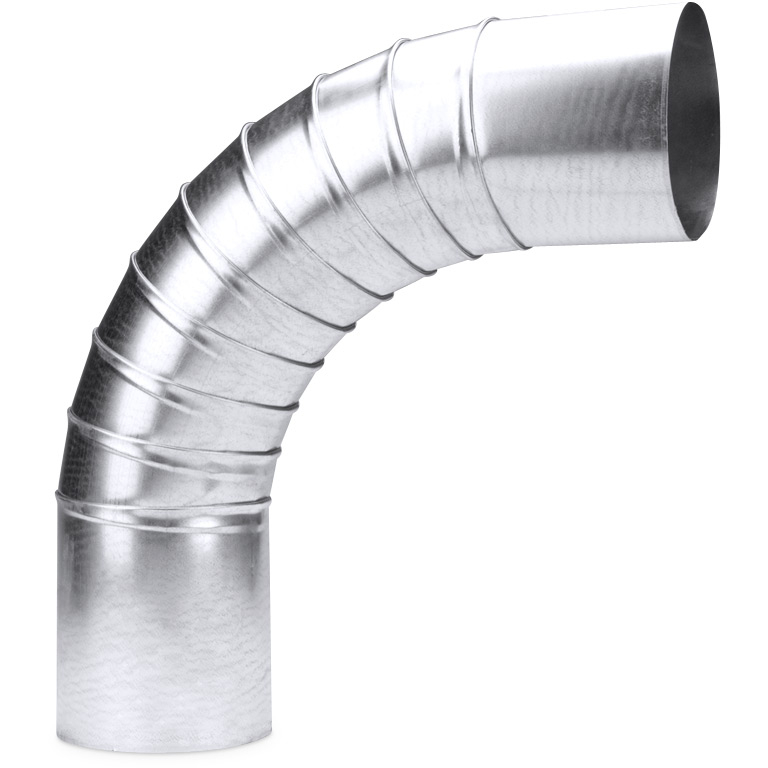 10" 90 Deg. Spiral Pipe Elbow