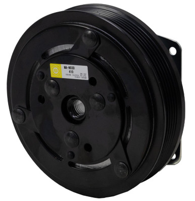 Ogura Electromagnetic Mobile Clutch Assembly: 6" Pulley for 6-Groove Belt, 90 ft-lbs. Torque, 3600 RPM, 12-Volt, MA-N03D