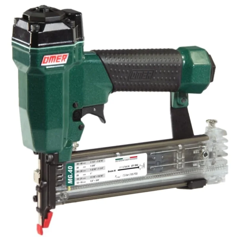 OMER MG.40 21 Gauge 1/2″ – 1-9/16″ 21 Gauge Pin & Brad Nailer #1220810