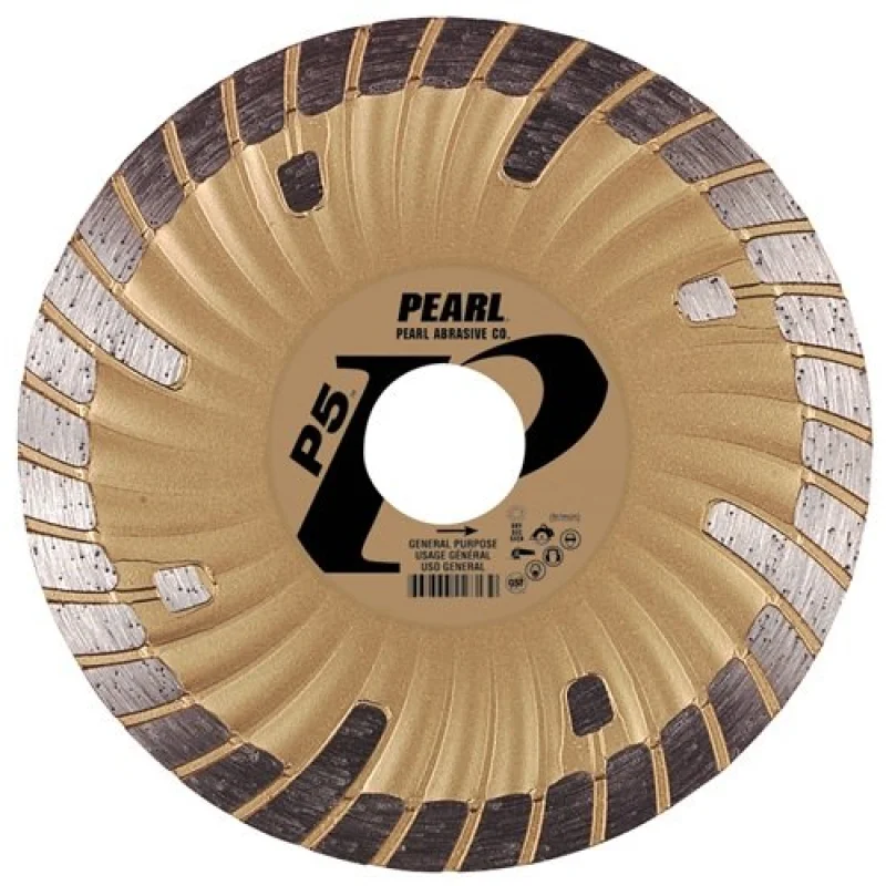 Pearl Abrasive DIA04SDG Super Dry Series SD Gold Turbo Diamond Blade 4 x .070 x 20mm – 5/8 Adapter