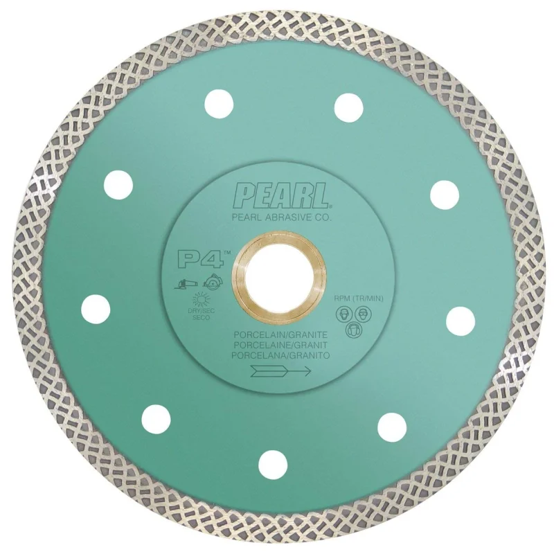 Pearl Abrasive P4 Turbo Mesh Blade for Porcelain and Granite Green
