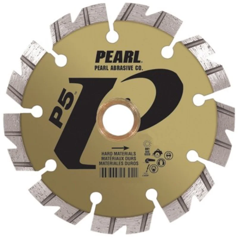 Pearl Abrasive P5 Segmented Blade for Hard Materials Gold