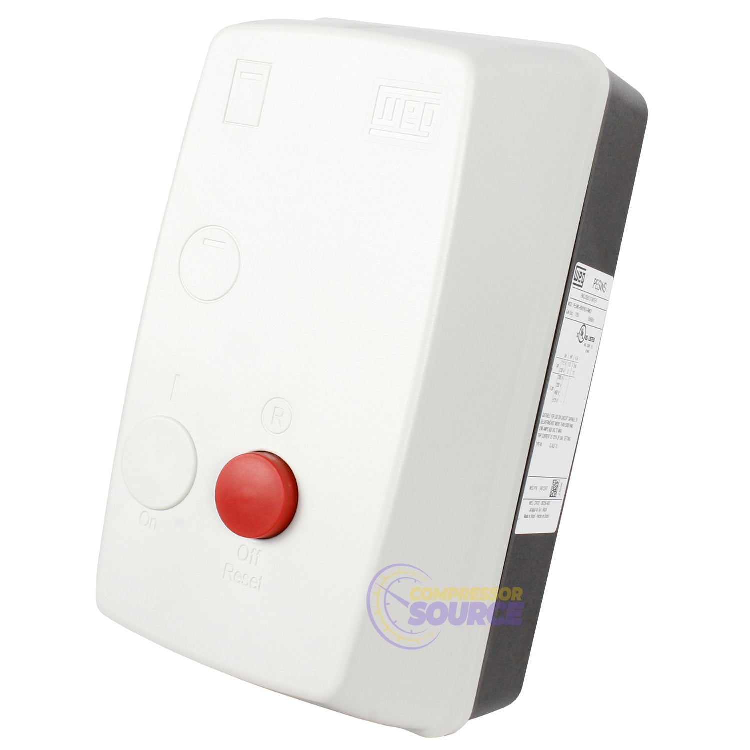 WEG 1/3 HP 1 Phase Magnetic Starter NEMA 4X 115V 9 Amp PESWS-B9V24EX-RM62