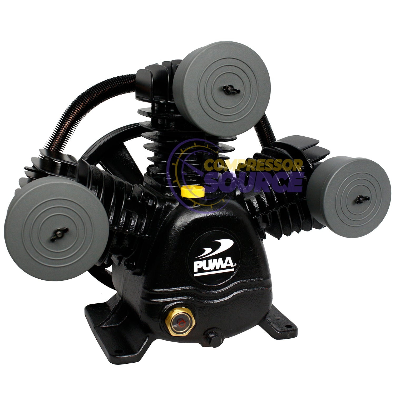 5 - 7.5 HP 1 Stage 22 SCFM Air Compressor Pump 3-Cylinder Puma PK65