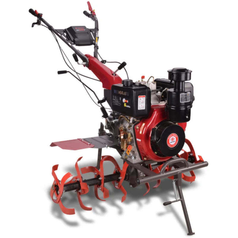 PL1100BEKM: Diesel Power Tiller 14HP (Red)