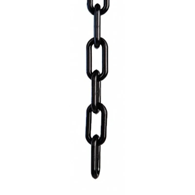 Plastic Chain,1-1/2 In x 50 ft,Black