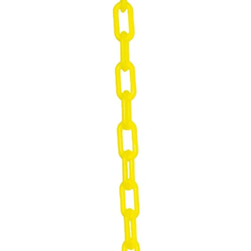 Plastic Chain 1 1/2″ Plastic Chain, 200 feet-Yellow