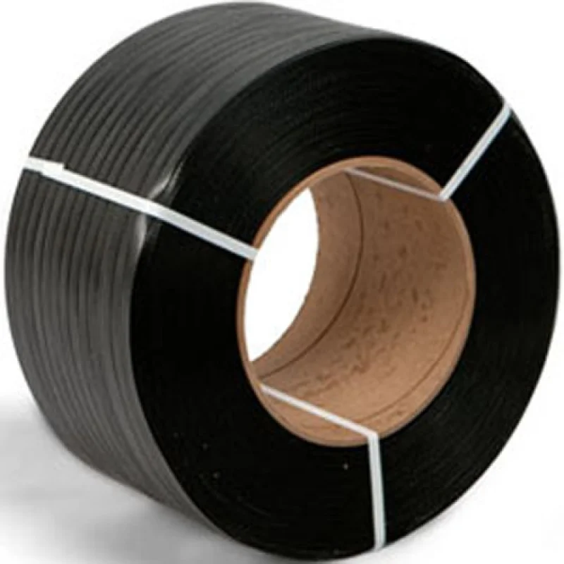 PolyPRO Strap – Poly Hand Grade (Black) – 8 X 8 Core – 1/2″ X 7200′.031 Thickness, 600 lbs Tensile (1 Coil) – CWC-178075