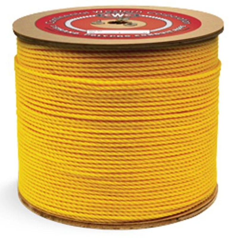 Polypropylene Conduit Rope – 1/4″ x 2000 ft, Yellow