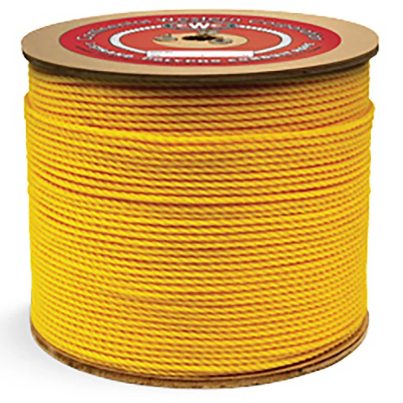 Polypropylene Conduit Rope – 1/8″ x 1000 ft., Yellow