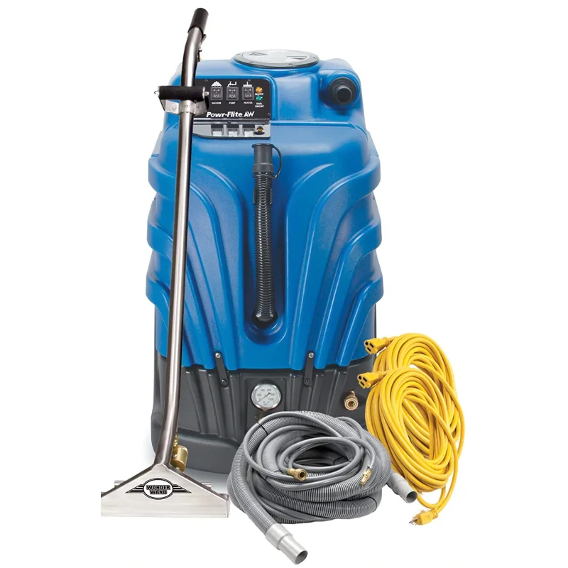 Powr-Flite PFX1085EAW2 Hot Water Airwatt Carpet Extractor with WW1000-2 Wonder Wand, 10 gal Capacity, 500 psi
