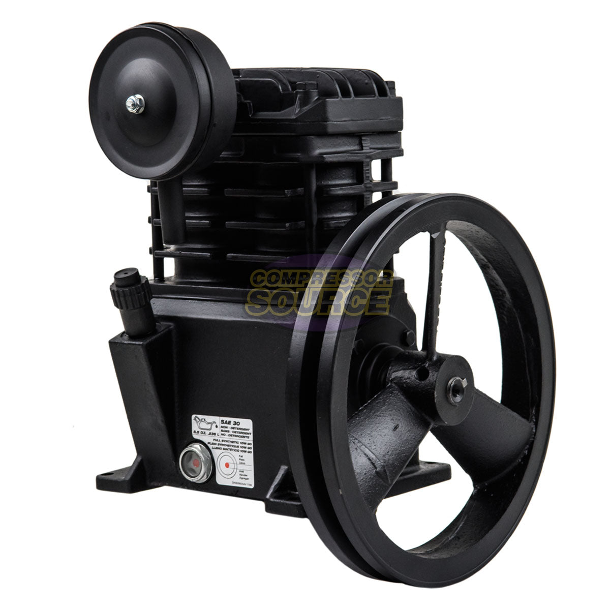 2 HP 1 Stage 5.5 CFM @ 90 PSI 2-Cylinder Air Compressor Pump Kobalt VT6361 VT6389