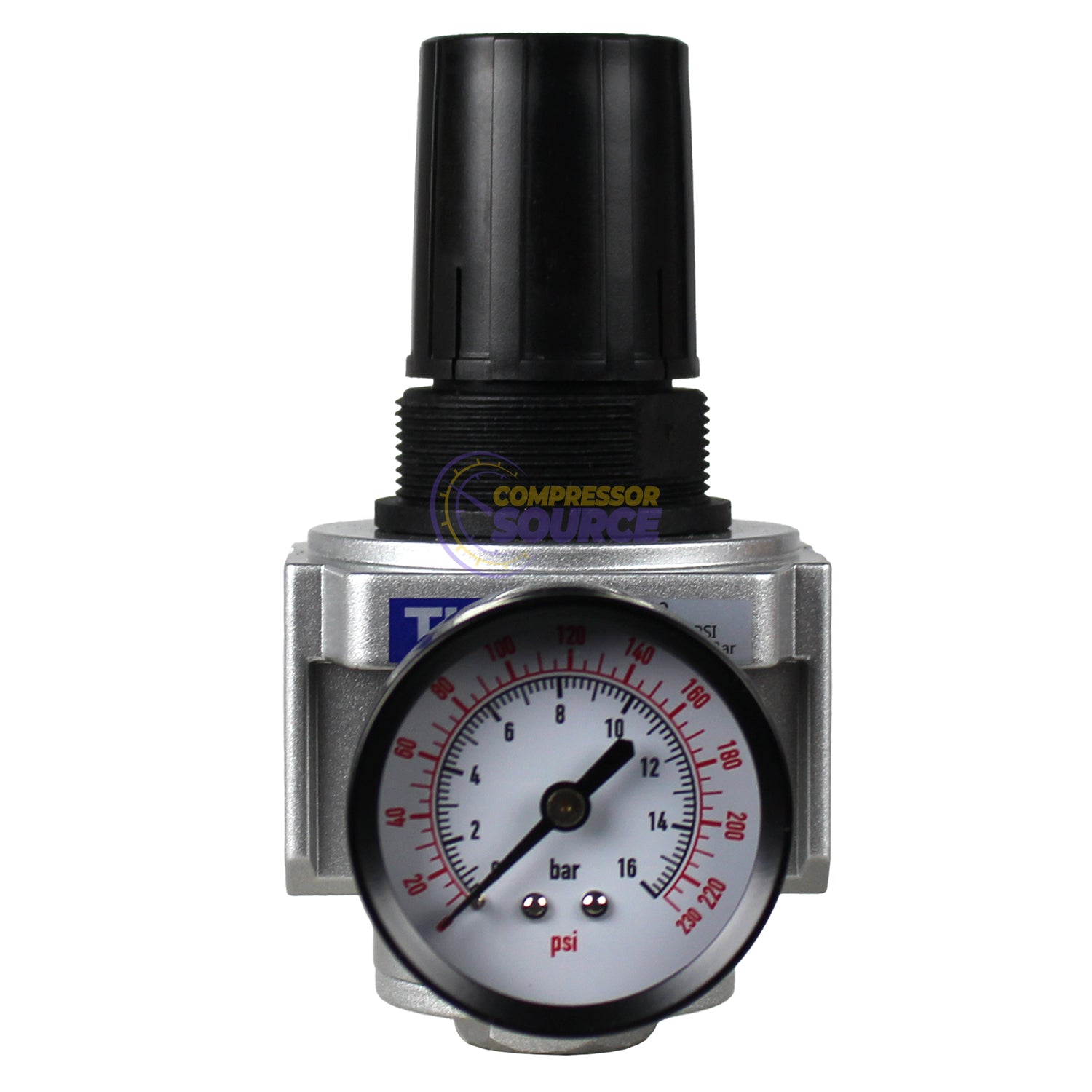 1/2" Air Compressor Pressure Regulator with Gauge and Wall Mounting Bracket R704N