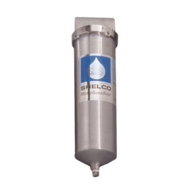Shelco RHS-784A, 10'' 316 Stainless Steel Filter Housing, 1/2'' In/Out