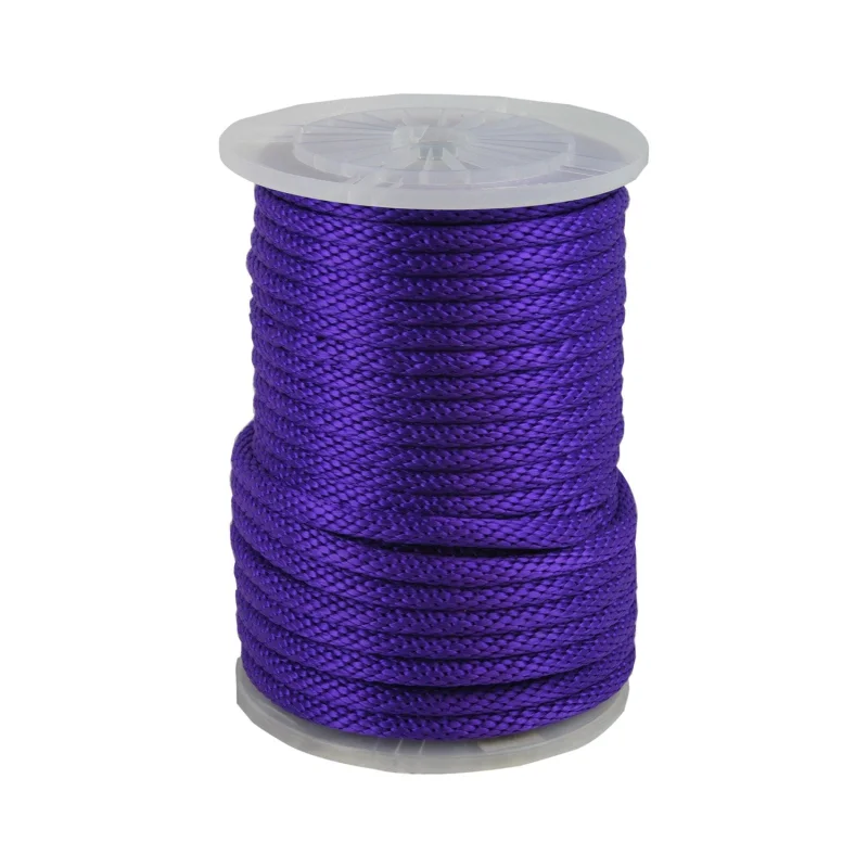 Rope 115427 5/8in Solid Braid Multifilament Poly Purple Halter Rope 200ft