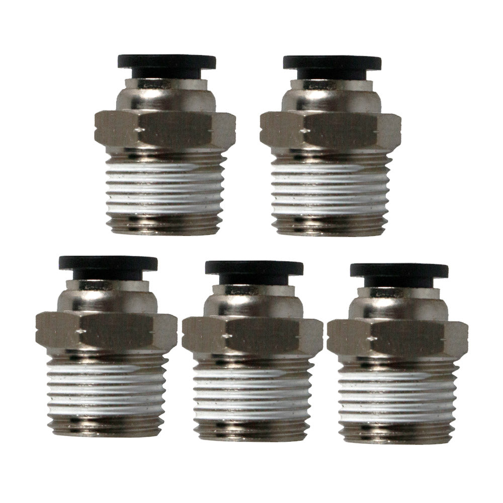 Prevost 3/8" Male NPT x 5/16" OD Push In To Lock Fitting RPD MR5122 - 5 Pack