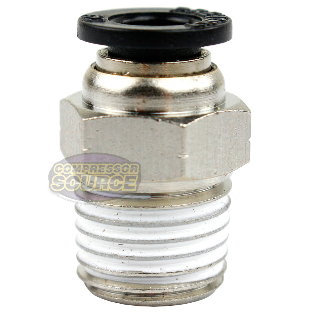 1/4" MNPT x 1/4 OD Tube Female Push In To Lock Connect Fitting Straight RPDMR4121