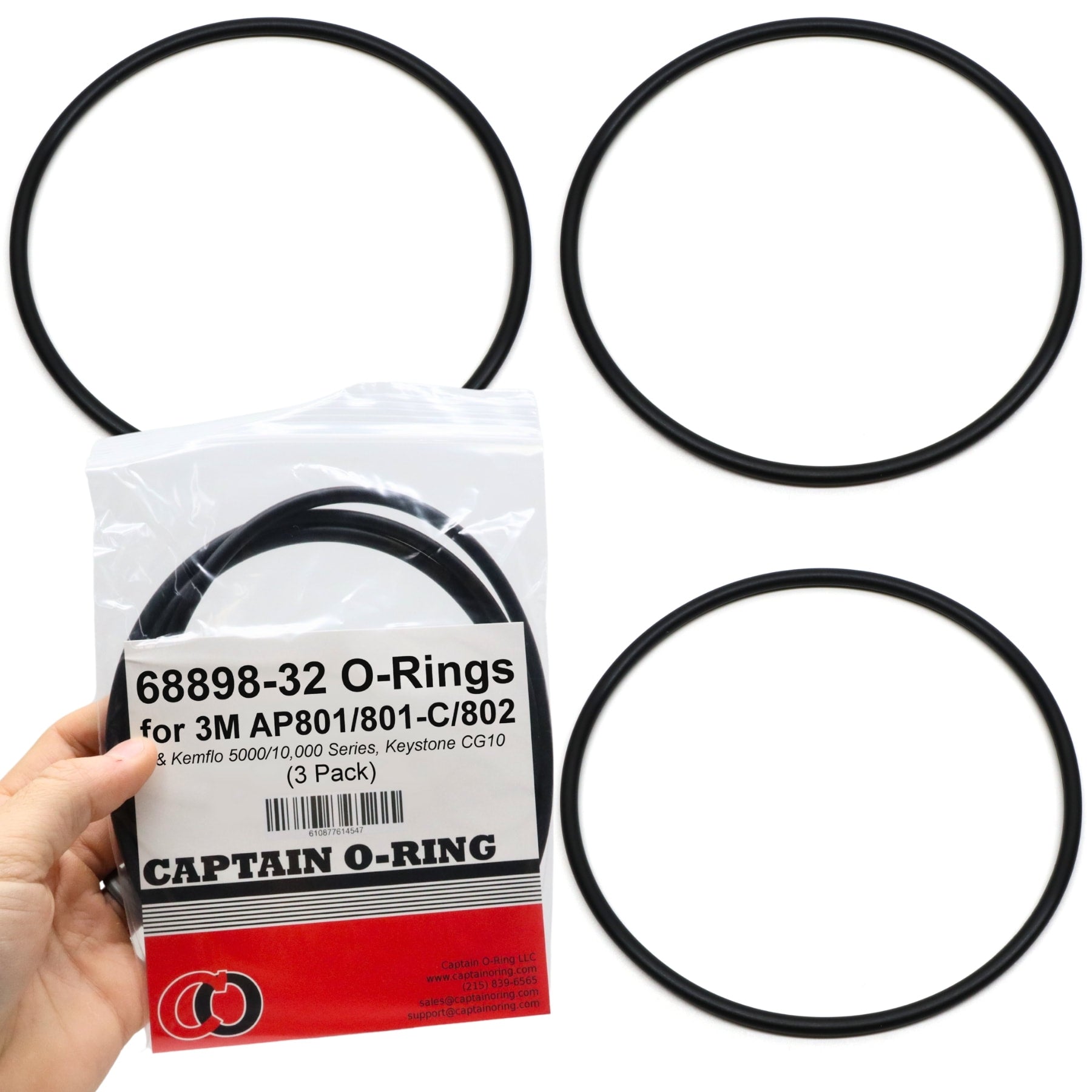 3M 68898-32 O-Ring (AP801, AP801-C. AP802) [3 Pack]
