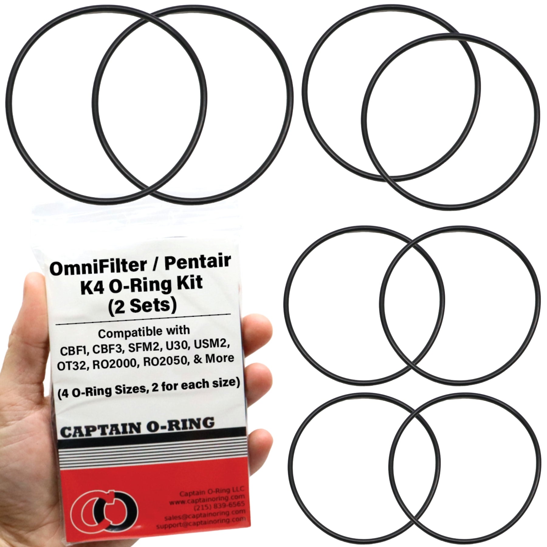 OmniFilter K4 O-Ring Kit (2 Sets)